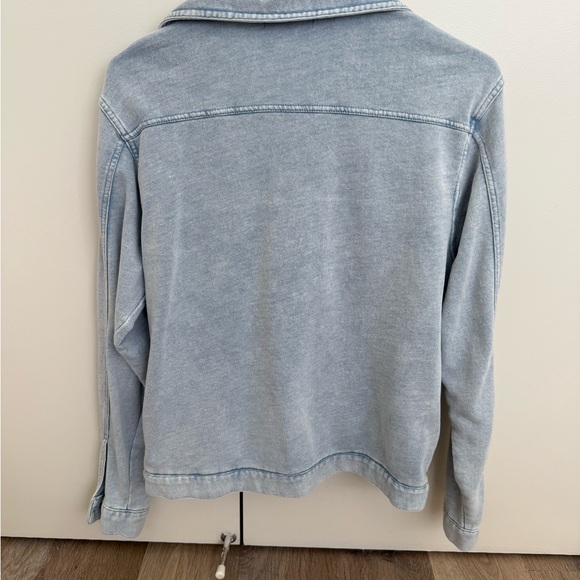 Z SUPPLY Women's Light Blue Denim Jacket - Picture 3 of 4